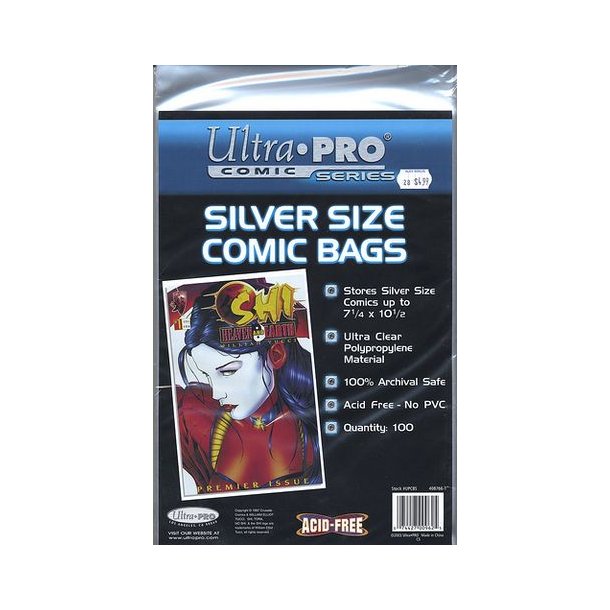 Ultra Pro Silver size