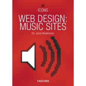 Icons: Web design Music sites