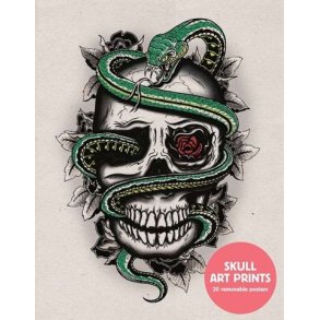Skull Art Prints - 20 Removable Posters