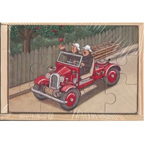 Brandbilar - 4 Pussel av Jan Lf