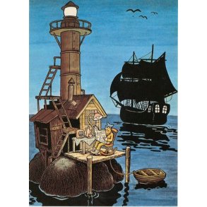 Vykort - Morfar �r sj�r�vare