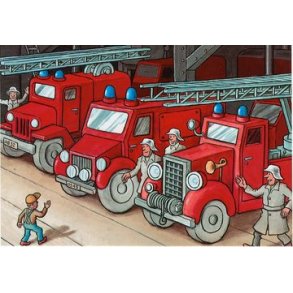 Vykort - �rnis bilar, brandbil