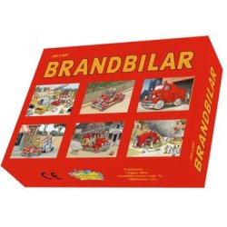 Brandbilar kub pussel