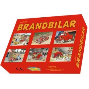 Brandbilar kub pussel