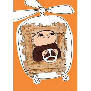 Vykort - Alfons berg, Helikopter