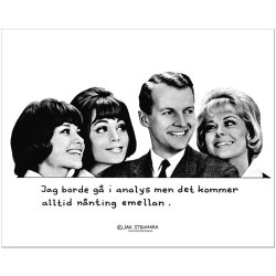 Affisch - Jan Stenmark 'Analys' liten