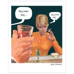 Affisch - Jan Stenmark 'Hej men nej' liten