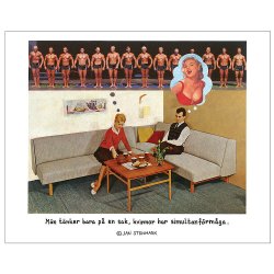 Affisch - Jan Stenmark 'Simultanfrmga' liten