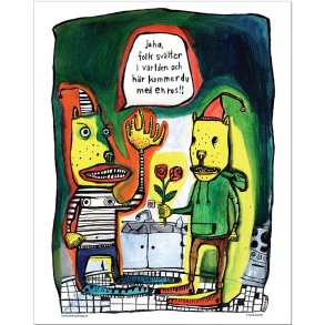 Affisch - Granr 'En ros' liten