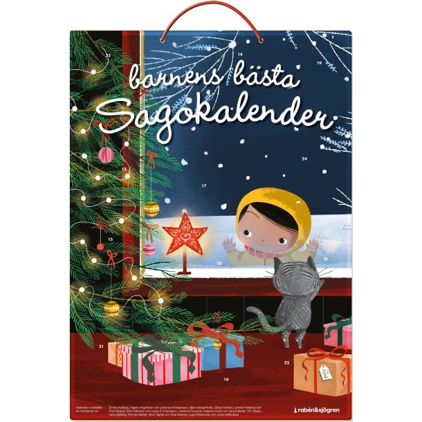 Barnens b�sta sagokalender - adventskalender med 24 minib�cker
