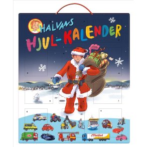 Halvans hjul-kalender - Kalender med 24 presentluckor