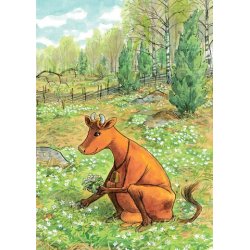 Vykort - Mamma Mu, �ngen