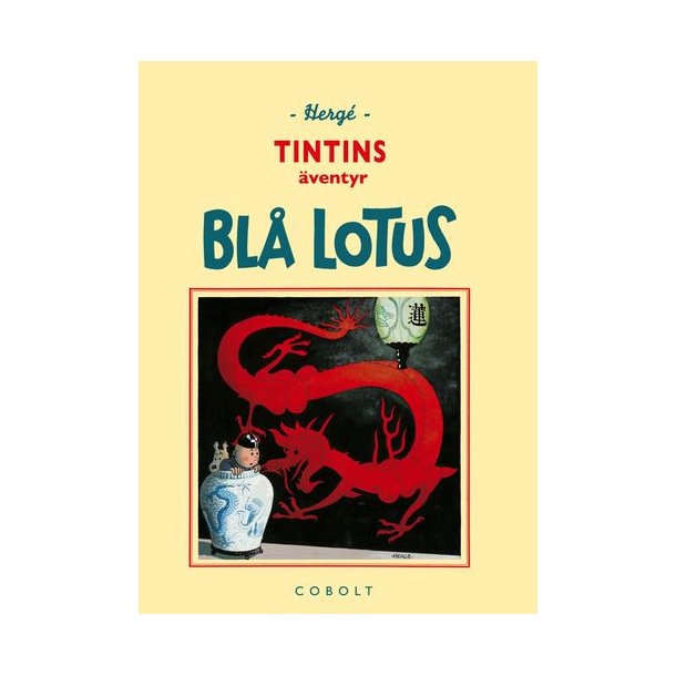 Tintins ventyr - Bl lotus retro