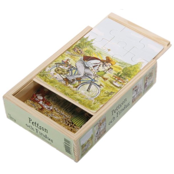 Pettson &amp; Findus 4 X tr�pussel