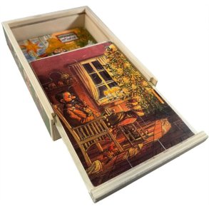 Pettson och Findus firar jul 4 x tr�pussel