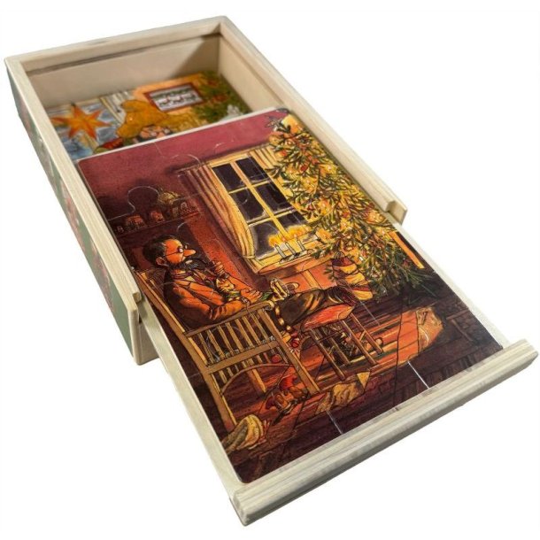 Pettson och Findus firar jul 4 x tr�pussel